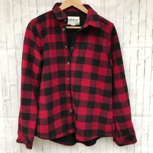 ORVIS Red and Black Flannel